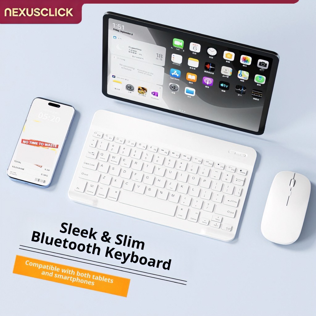 Android Tablet Gaming Accessories - Klawiatura i mysz Bluetooth NexusClick do