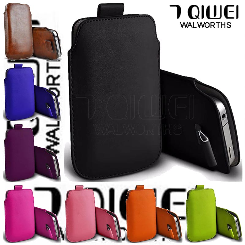 Motorola Tablet Accessories - Uniwersalna skórzana torba na telefon do