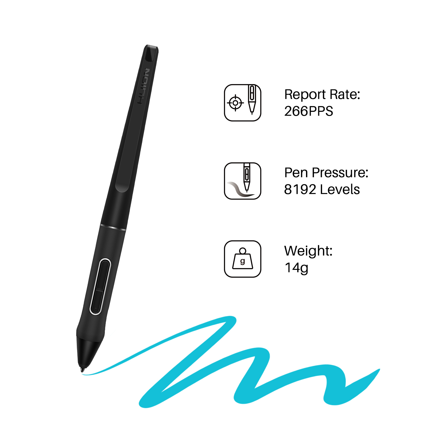 Huion Tablet Accessories - HUION PW517 tablety graficzne pióro cyfrowe