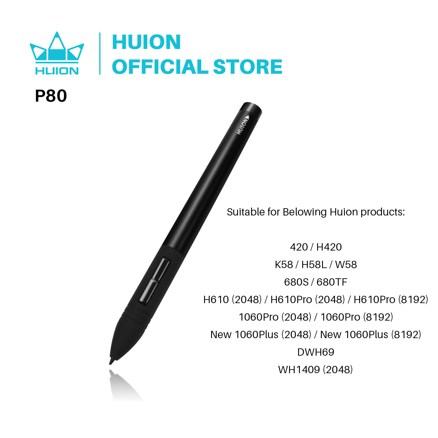 Huion Tablet Accessories - HUION PEN80 Tablety graficzne Długopis Cyfrowy