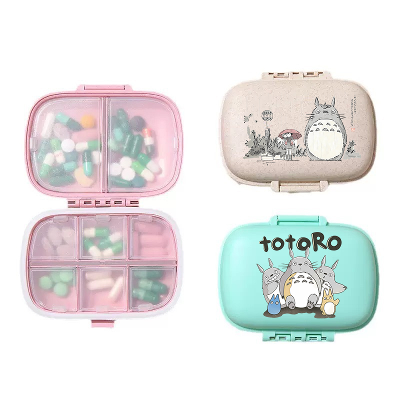 Cool Tablet Accessories - Mini Przenośny Organizer na Tabletki Totoro,