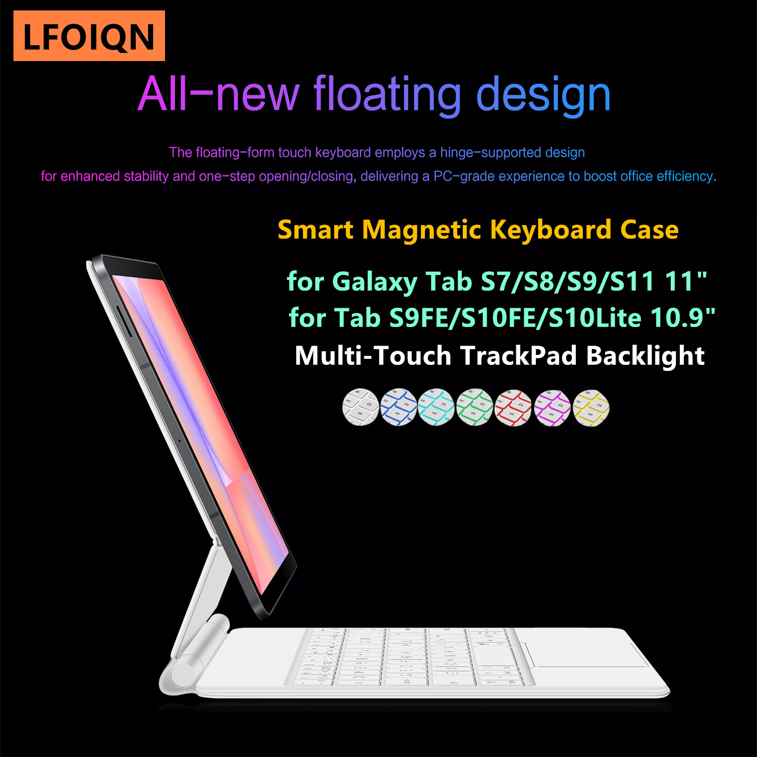 Tablet Accessories For Samsung - Klawiatura Magic Keyboard LFOIQN do Samsung