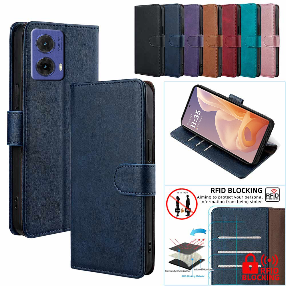 Motorola Tablet Accessories - Etui na telefon z portfelem zapobiegające