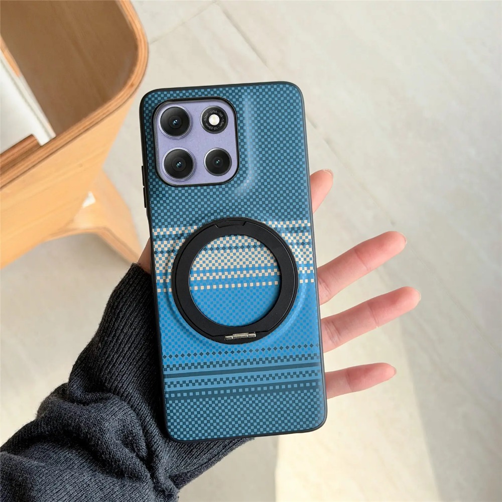 Motorola Tablet Accessories - Luksusowe metalowe etui z magnetycznym pierścieniem