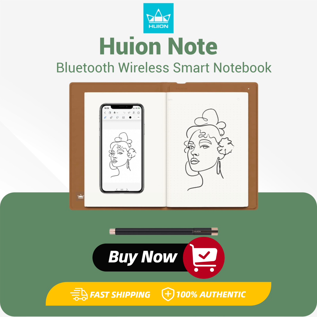 Huion Note Smart Notebook Bezp – Huion Tablet Accessories recenzja i cena