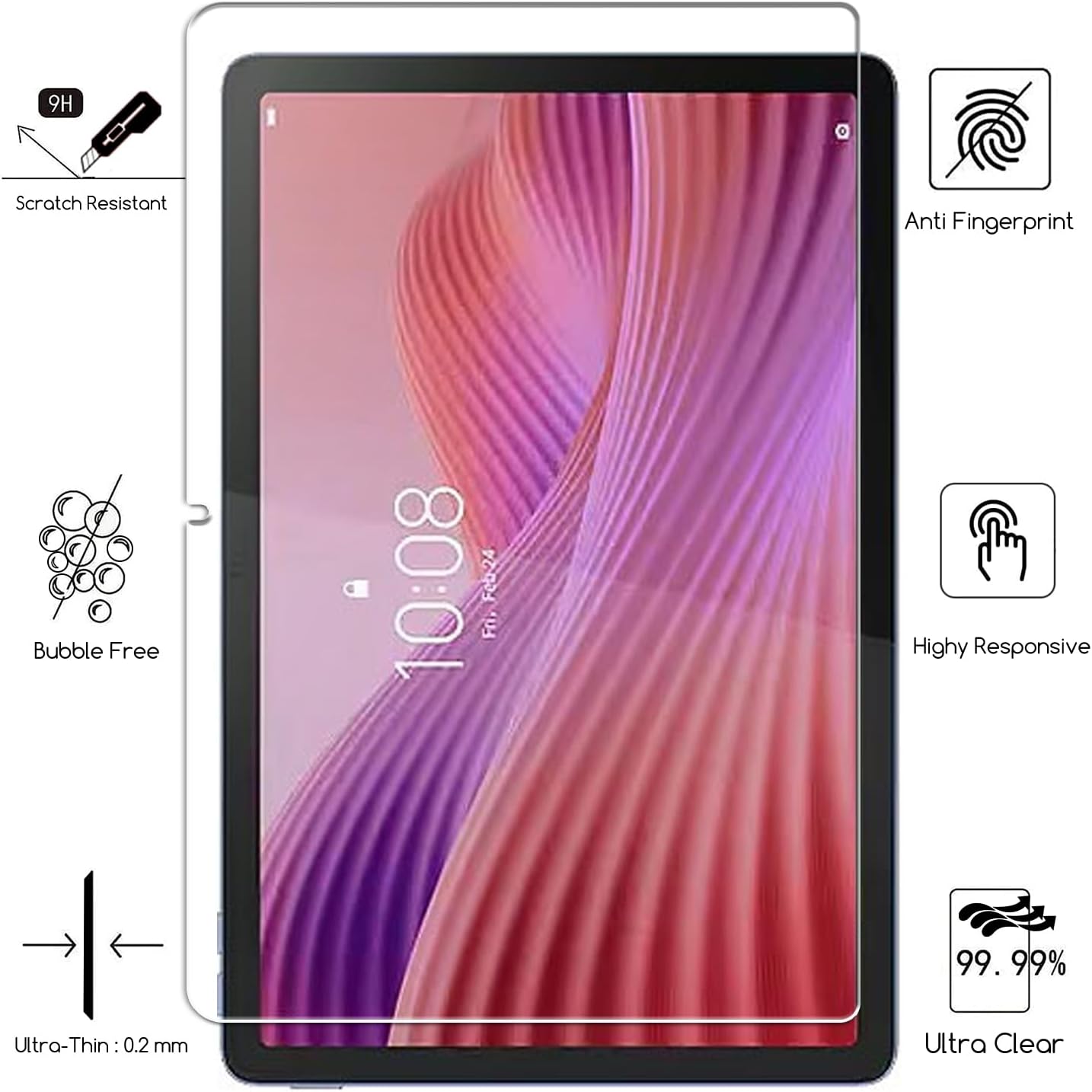 1 szt. Szkło Hartowane 9H na E – Temu Tablet Accessories recenzja i cena