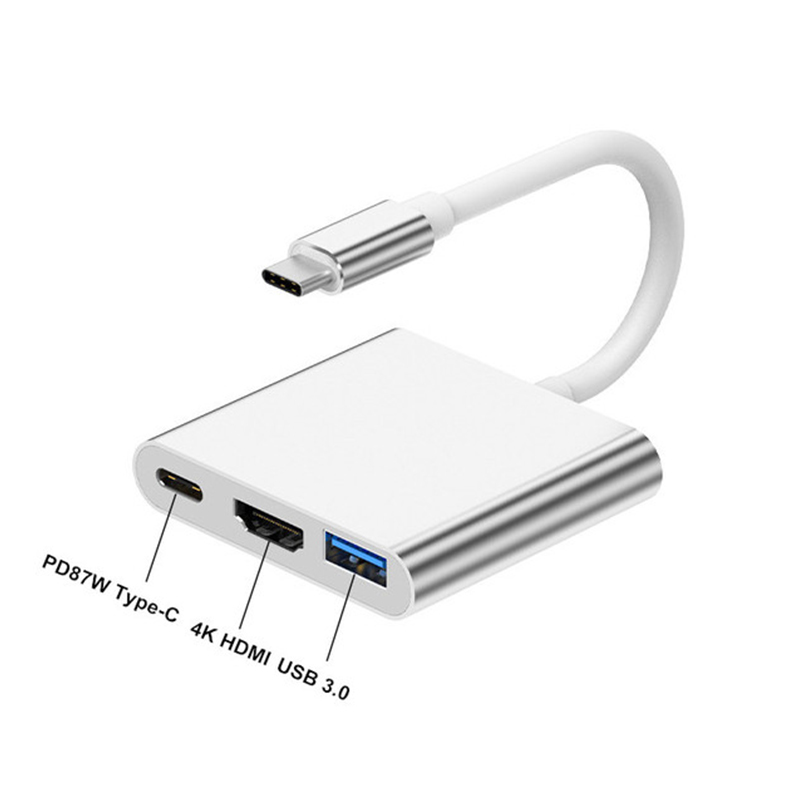 Hub USB Typu C 3 w 1 z 4K HDMI – Tablet Accessories For Samsung recenzja i cena