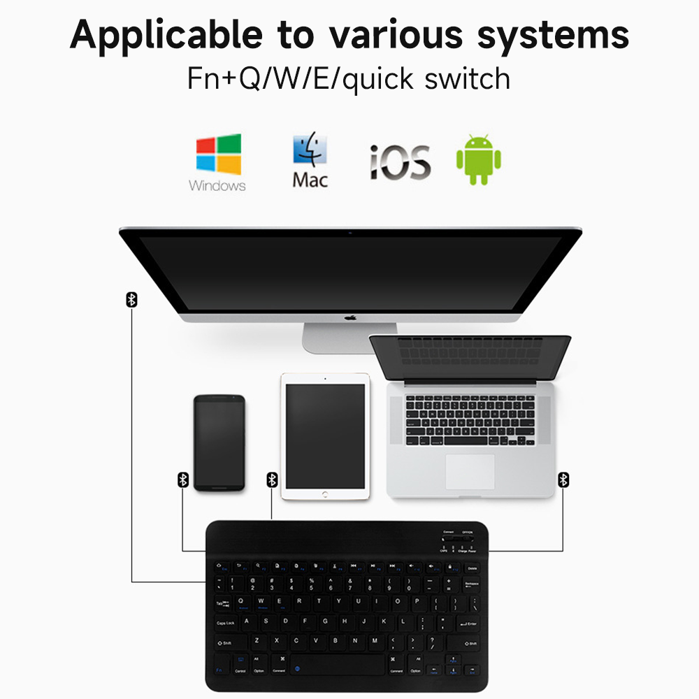 Bluetooth klawiatura dla IOS A – Samsung Tablet Keyboard Accessories recenzja i cena