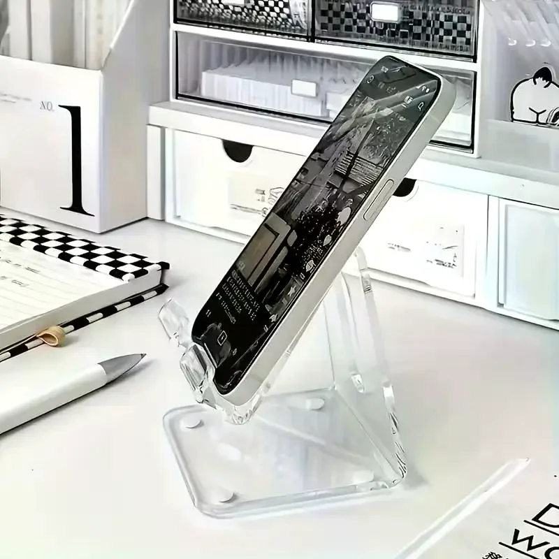 Przezroczysty akrylowy stojak  – Tablet Phone Accessories recenzja i cena