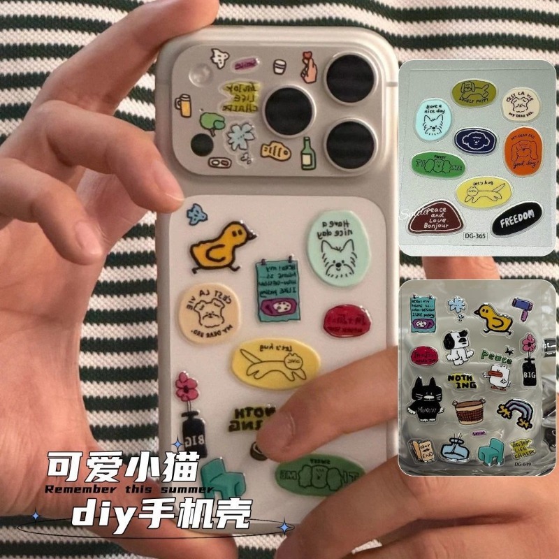 Urocze naklejki 3D z żywicy, p – Tablet Phone Accessories recenzja i cena