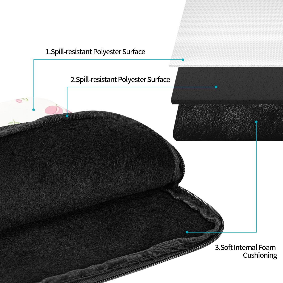 Pokrowiec na laptopa 12 13 15  – Tablet Sleeves & Cases Ipad Accessories recenzja i cena